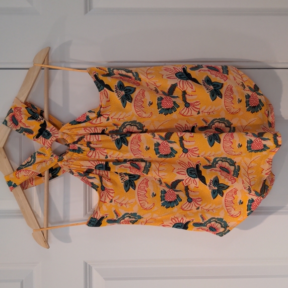 Mica Sleeveless Halter Blouse by Maeve - Picture 2 of 4